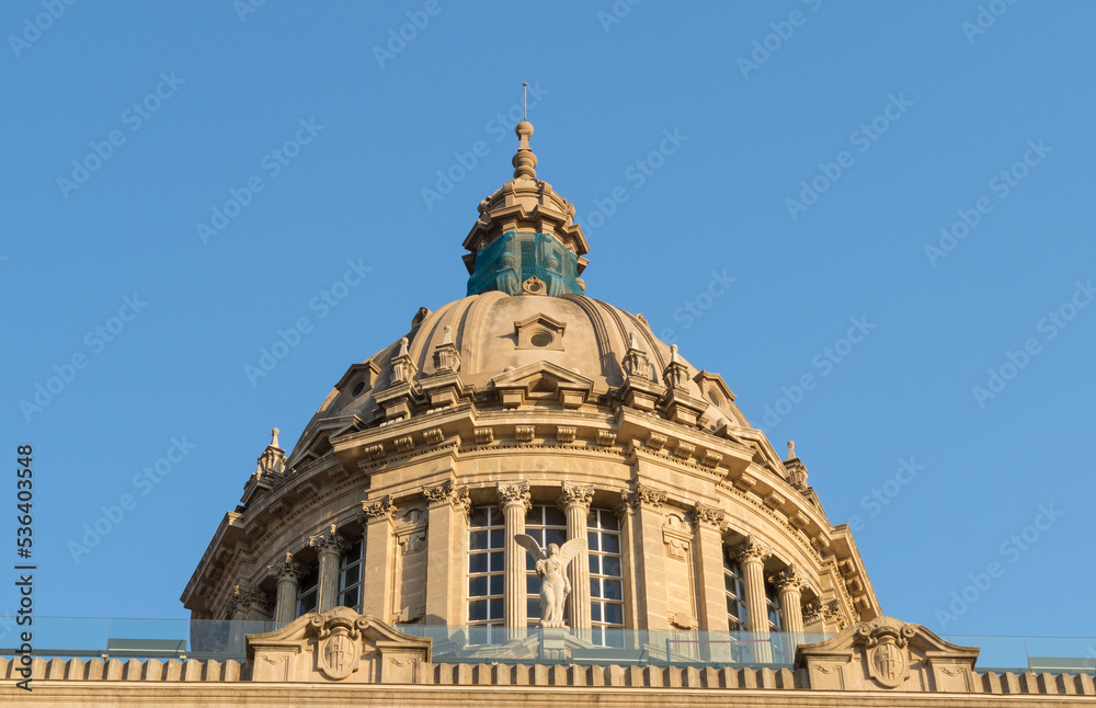 Exterior dome of the National Art Museum of Catalonia known as MNAC.