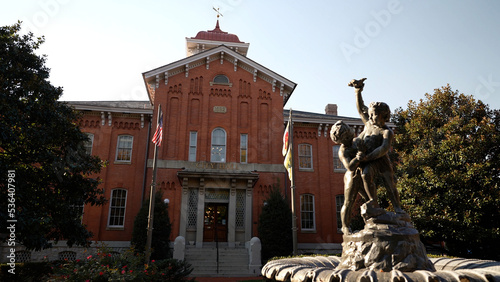 City Hall Court House in downtown Historic Federick, Maryland photo