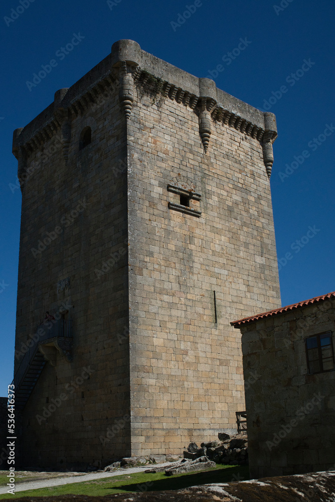 medieval castle in the heart of Galicia