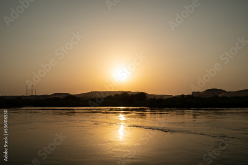 Sunset at the Nile River