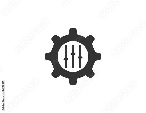 Setting, adaptation, change icon. Vector illustration.