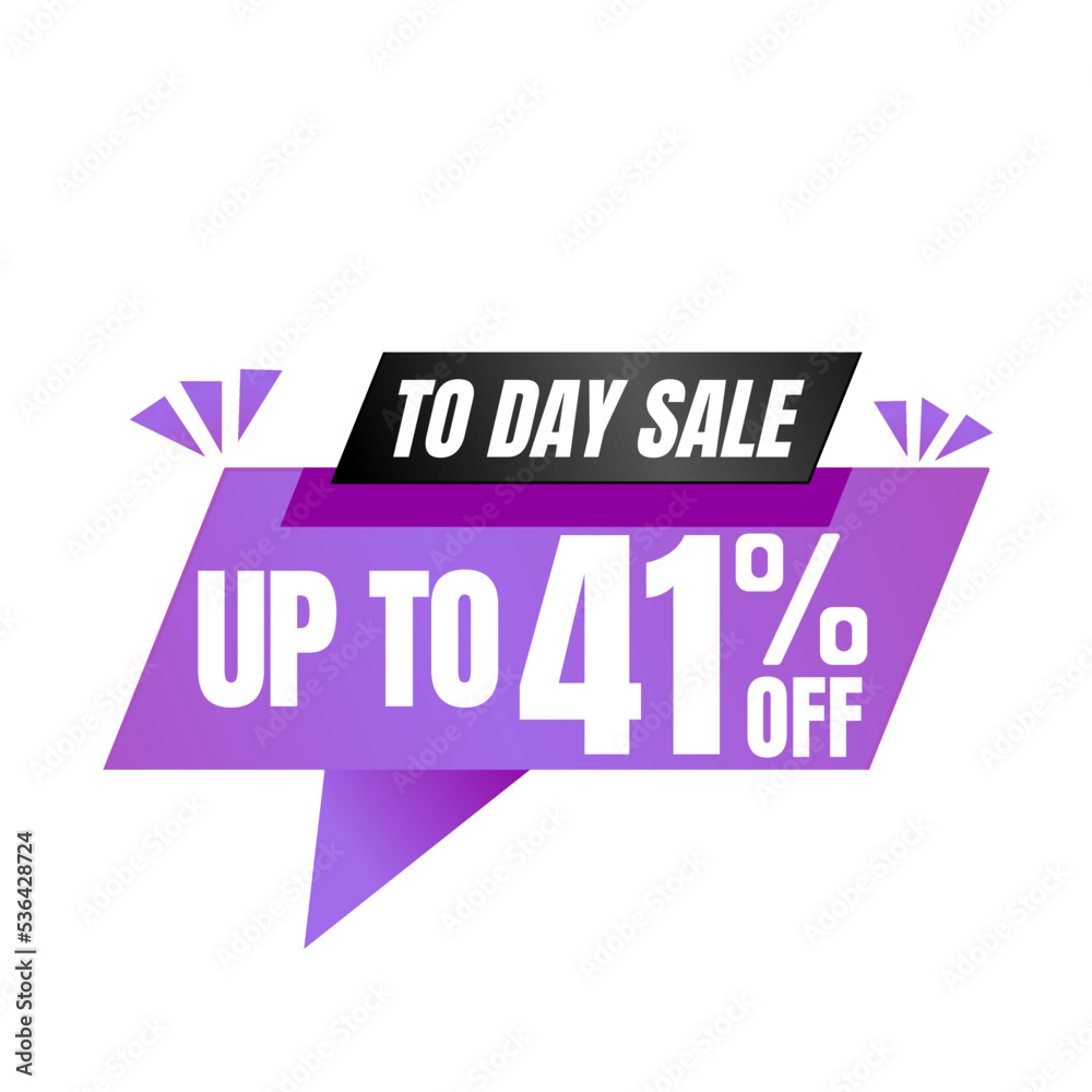 41% off sale balloon. Purple and black vector illustration . sale label design, Forty-one 41% off sale balloon. Purple and black vector illustration . sale label design, Forty-one