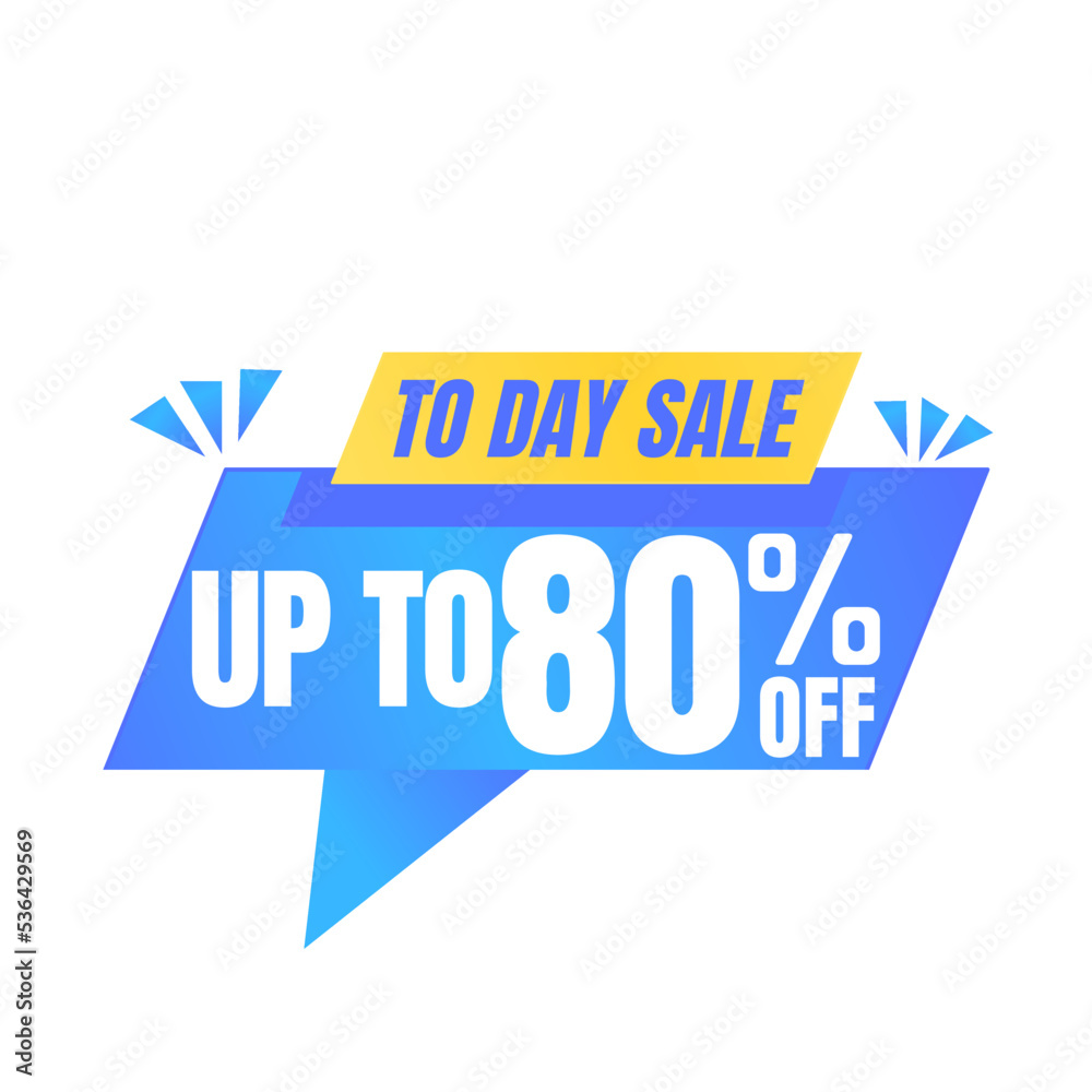 80% off sale balloon. Blue and yellow vector illustration . sale label design, Eighty 80% off sale balloon. Blue and yellow vector illustration . sale label design, Eighty