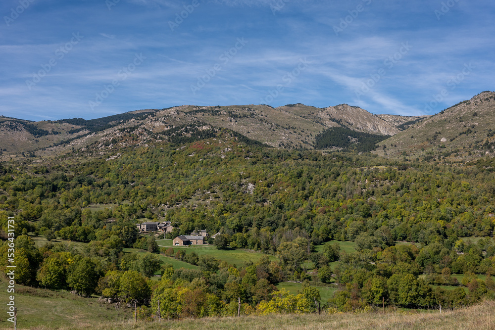 landscape in the mountains