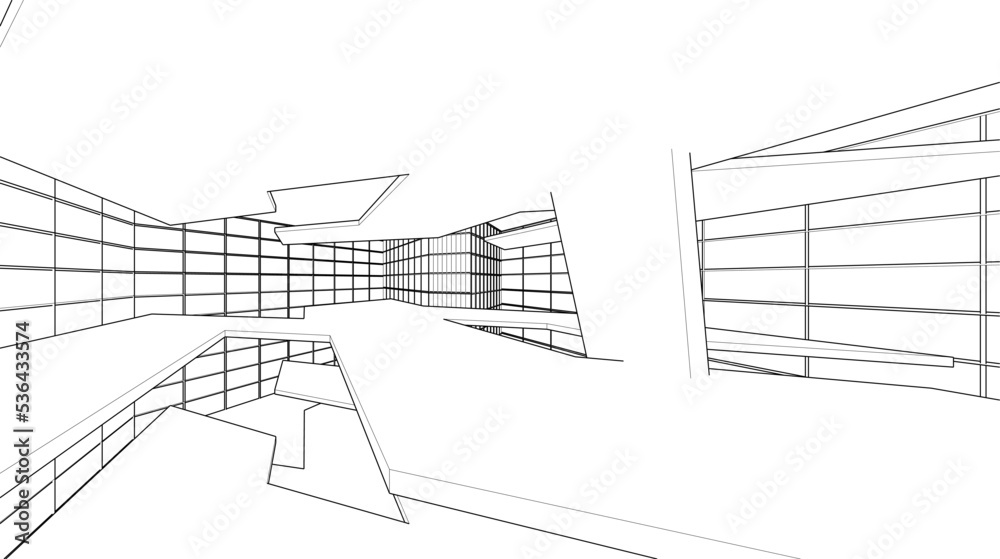 Abstract architectural design