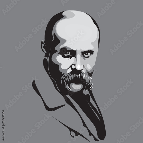 Taras Shevchenko, the most famous Ukrainian poet