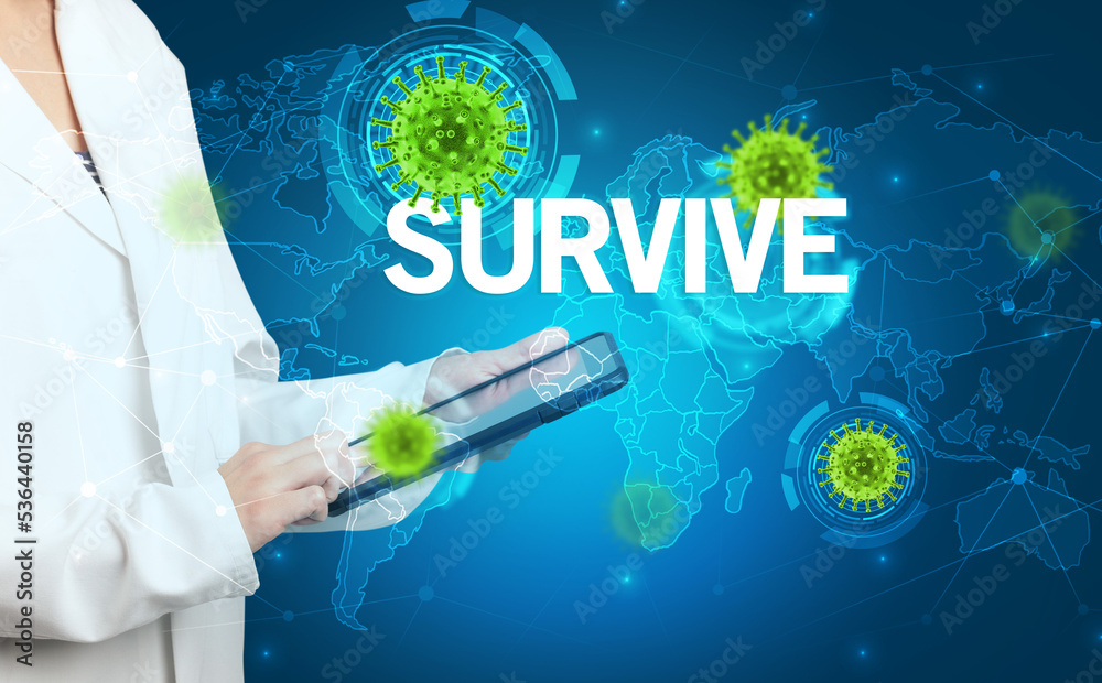 Doctor fills out medical record Doctor fills out medical record