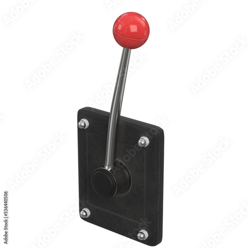 3d rendering illustration of a wall mounted lever