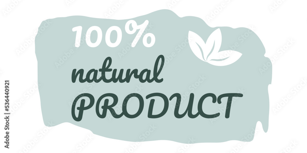 icon for packaging of ecological products on a white background
