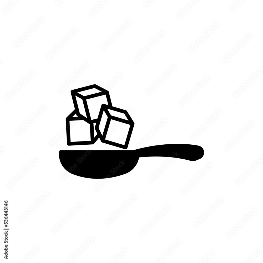 Fototapeta premium sugar icon vector design templates