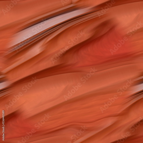 Light brown seamless abstract pattern with light lines. Beautiful, glossy surface. The flow of chocolate. Shiny texture. 