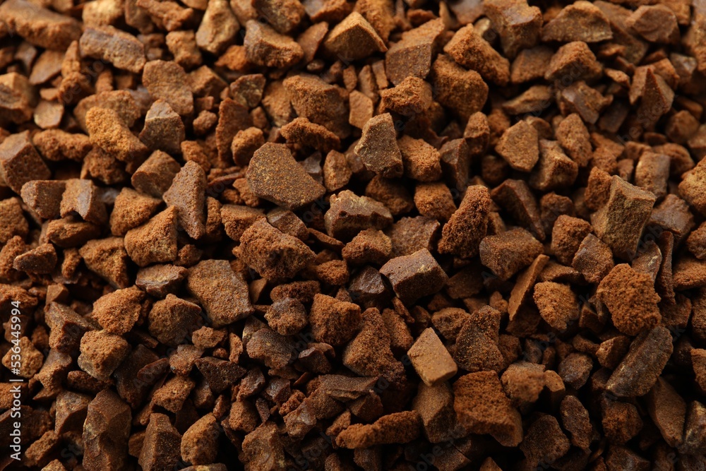 Pile of chicory granules as background, closeup Pile of chicory granules as background, closeup
