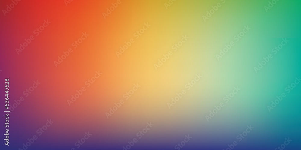 Obraz premium Rainbow gradient background. Abstract blurred color mesh, multicolor, light green, blue, red, yellow, orange, purple. Vector illustration design for web and print. EPS 10.