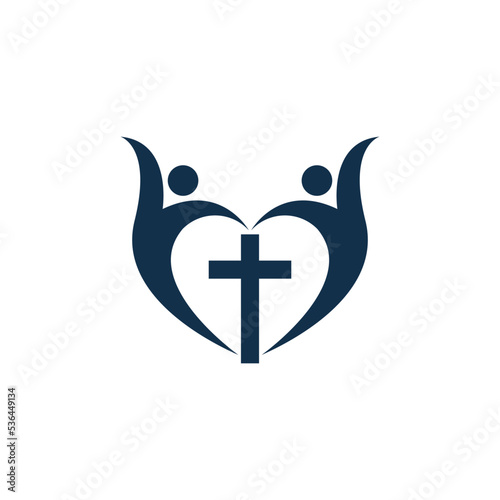 church logo vector simple illustration