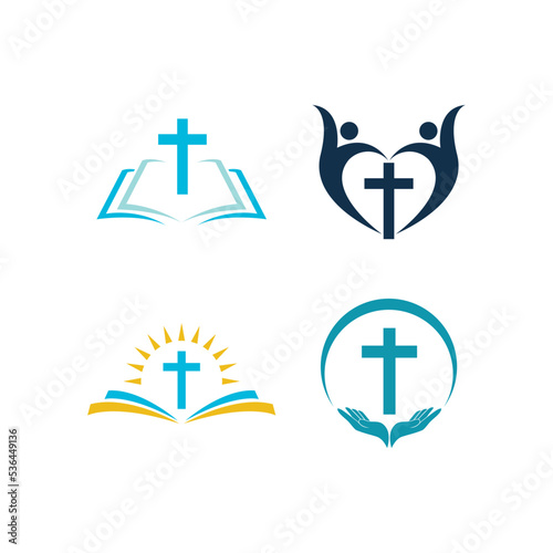 church logo vector simple illustration