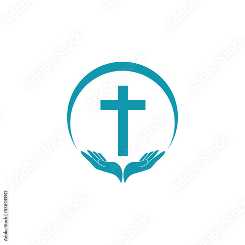 church logo vector simple illustration