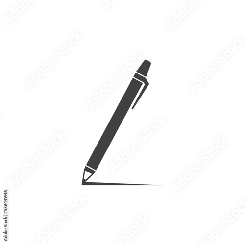 pen logo vector simple icon illustration