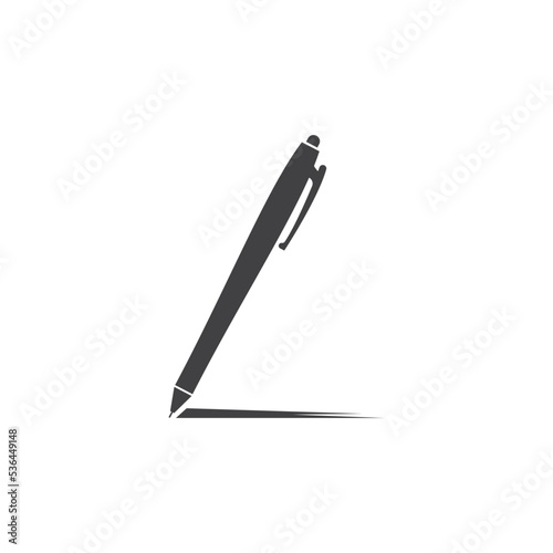 pen logo vector simple icon illustration
