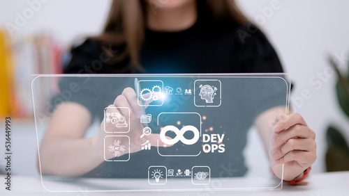 Foto DevOps Methodology Development Operations agil programming technology concept