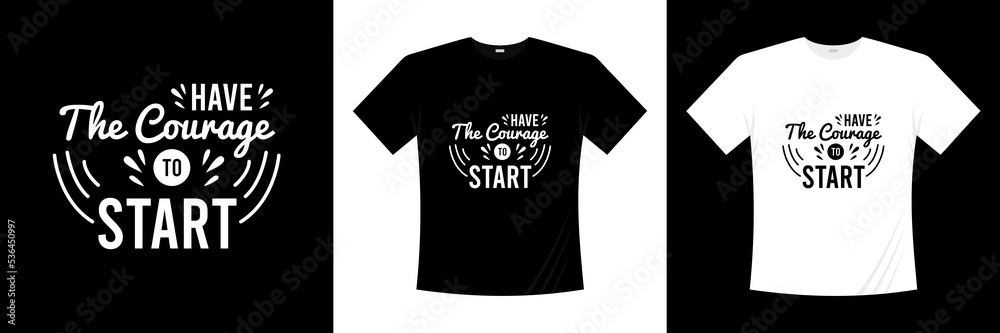 inspirational typography t-shirt design template inspirational typography t-shirt design template