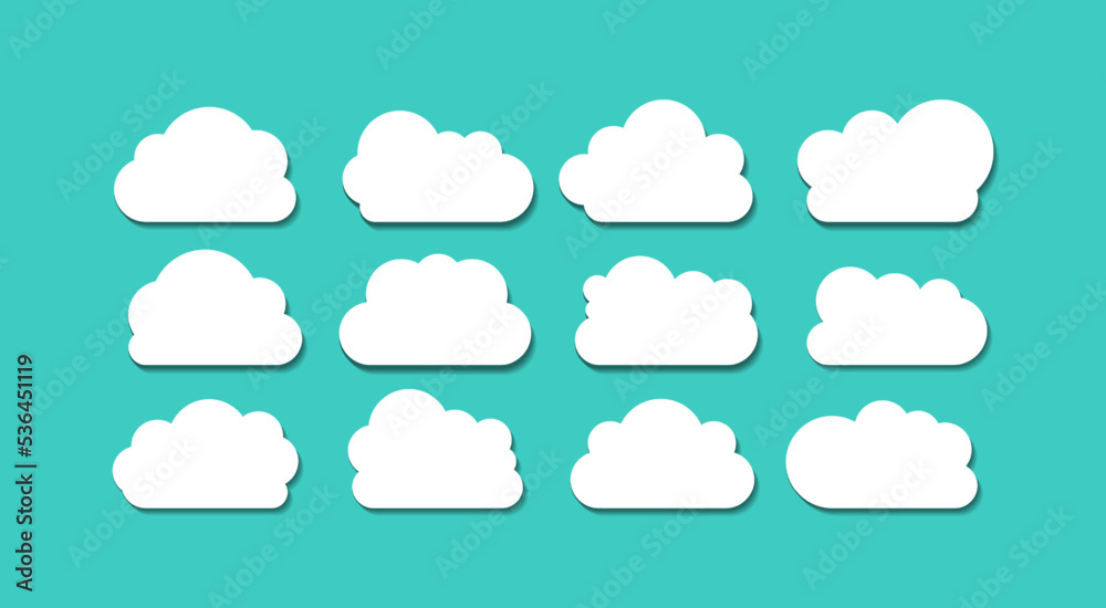 set of cloud set of cloud