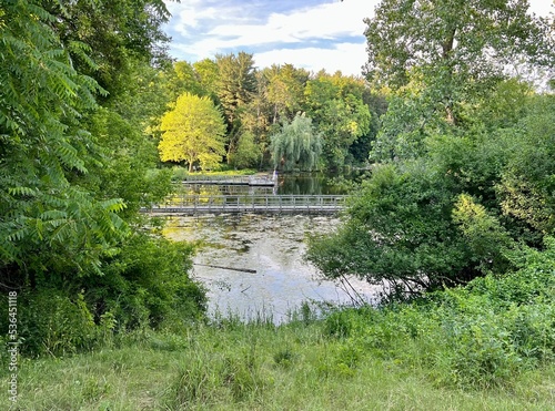 Bloomfield Hills, Michigan, USA - June 30 2022: Johnson nature center in summer photo