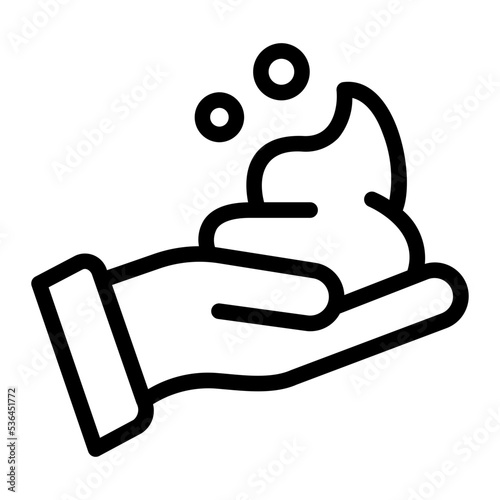 cream line icon