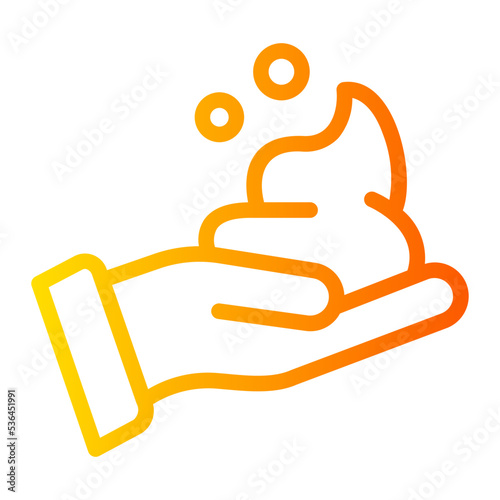 cream gradient icon