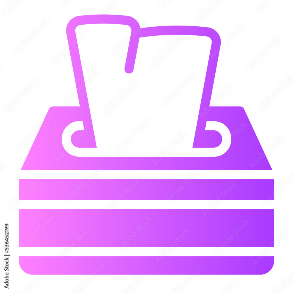 tissue gradient icon
