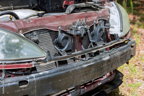 An accident caused vehicles bumper to need to be replaced due to damage it sustained