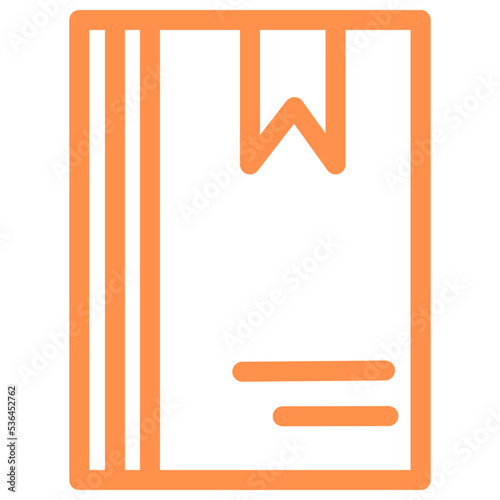 diary journal notes outline icon