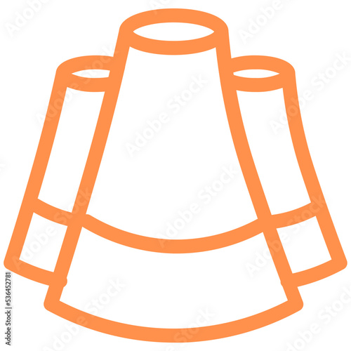 power nuclear reactor outline icon