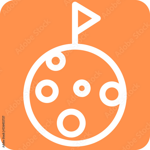 nasa astronaut flag icon