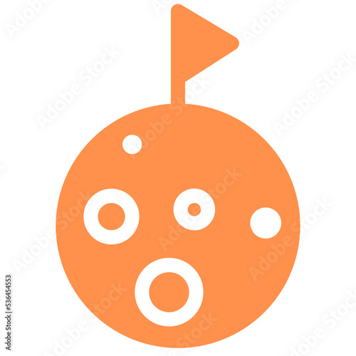 moon landing space mission nasa astronaut flag icon