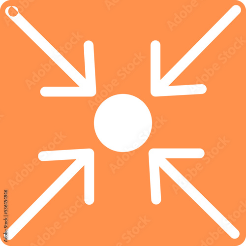 node focus goal target arrows icon