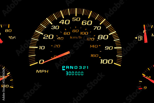 300,000 car odometer, high mielage photo