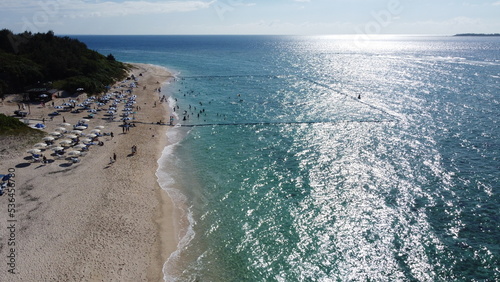 view from the beach