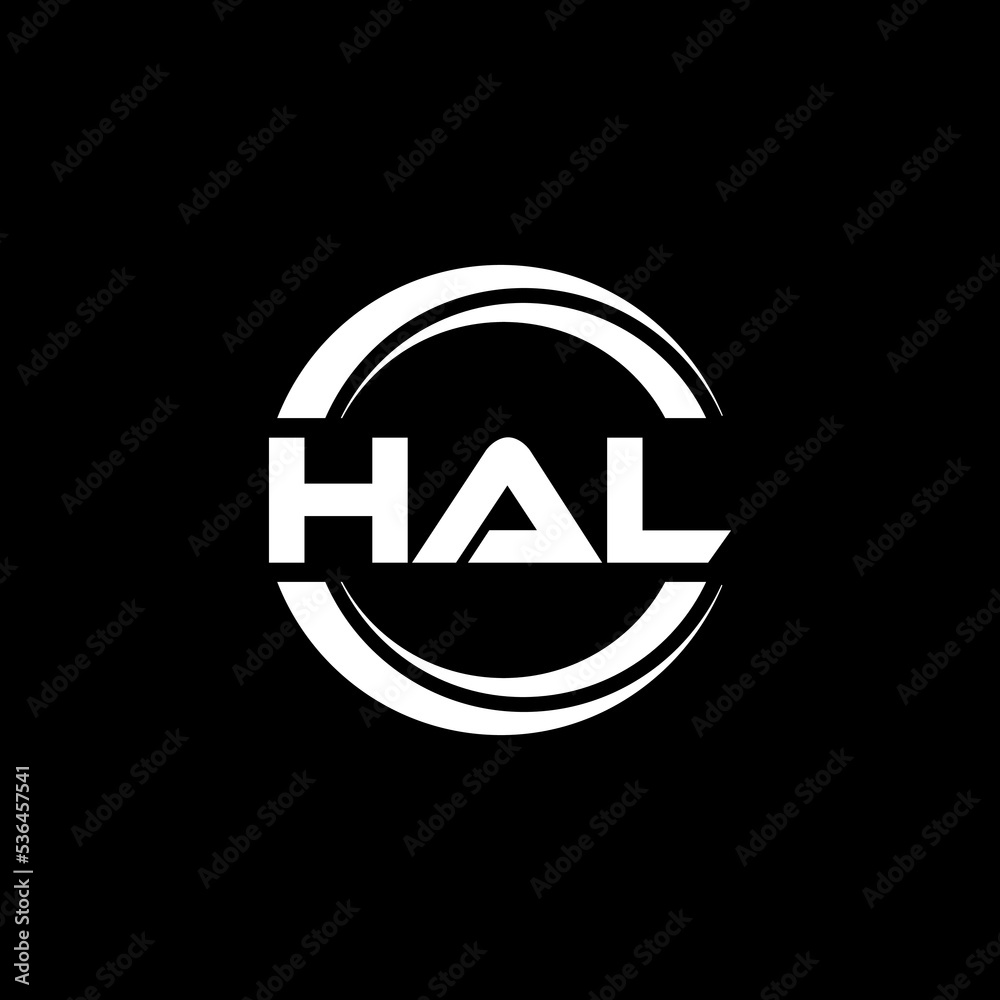 HAL letter logo design with black background in illustrator, vector logo modern alphabet font overlap style. calligraphy designs for logo, Poster, Invitation, etc. HAL letter logo design with black background in illustrator, vector logo modern alphabet font overlap style. calligraphy designs for logo, Poster, Invitation, etc.