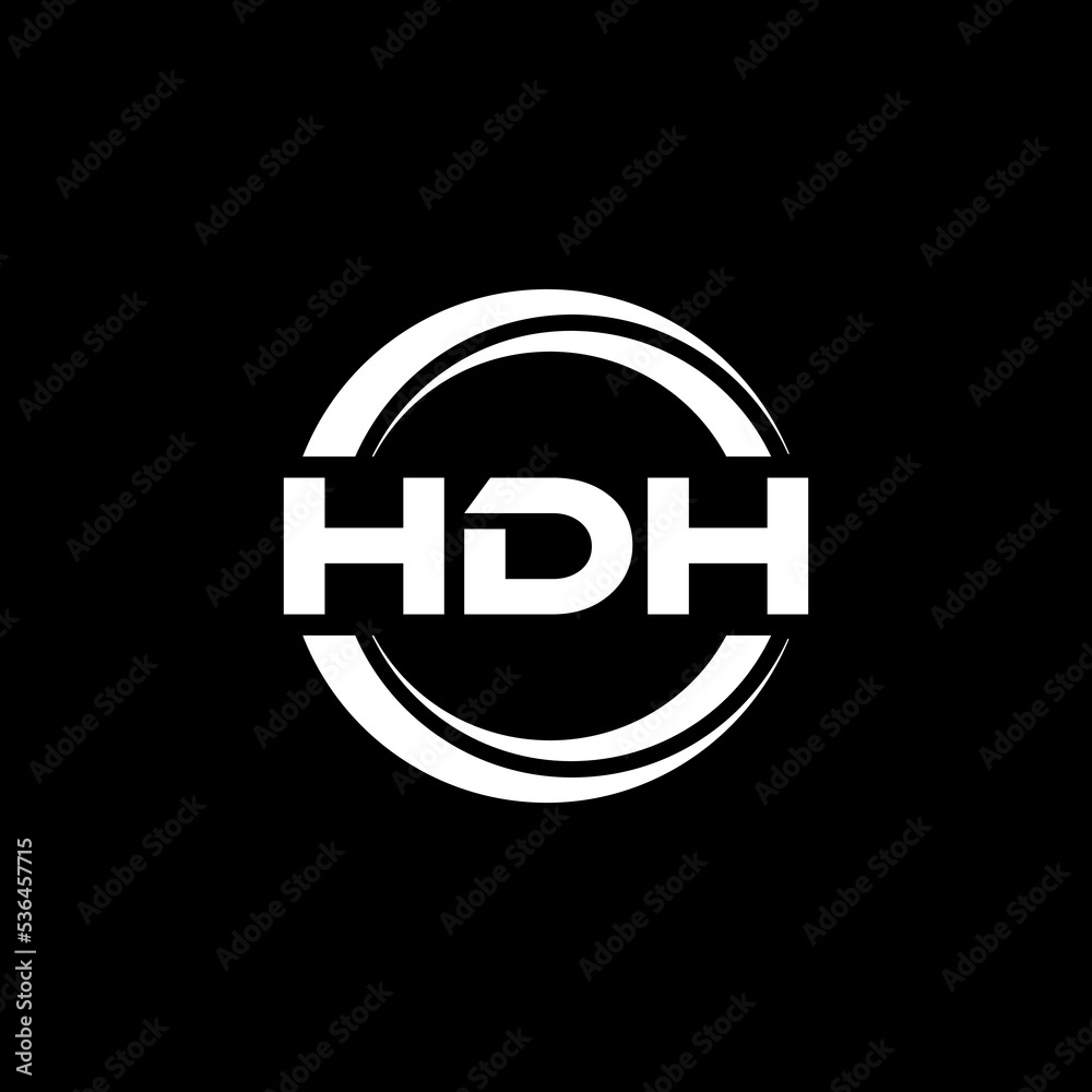 HDH letter logo design with black background in illustrator, vector logo modern alphabet font overlap style. calligraphy designs for logo, Poster, Invitation, etc. HDH letter logo design with black background in illustrator, vector logo modern alphabet font overlap style. calligraphy designs for logo, Poster, Invitation, etc.