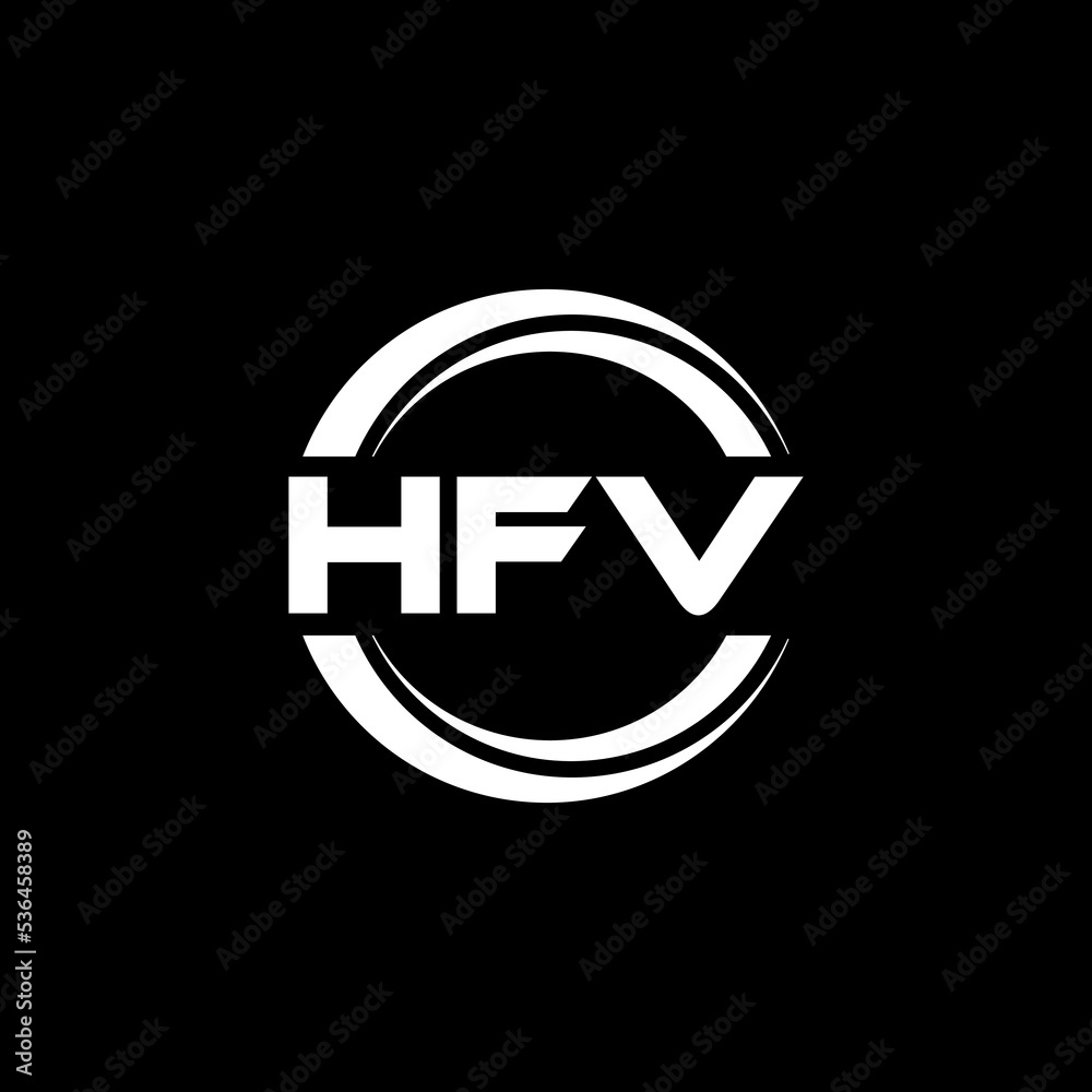 HFV letter logo design with black background in illustrator, vector logo modern alphabet font overlap style. calligraphy designs for logo, Poster, Invitation, etc. HFV letter logo design with black background in illustrator, vector logo modern alphabet font overlap style. calligraphy designs for logo, Poster, Invitation, etc.
