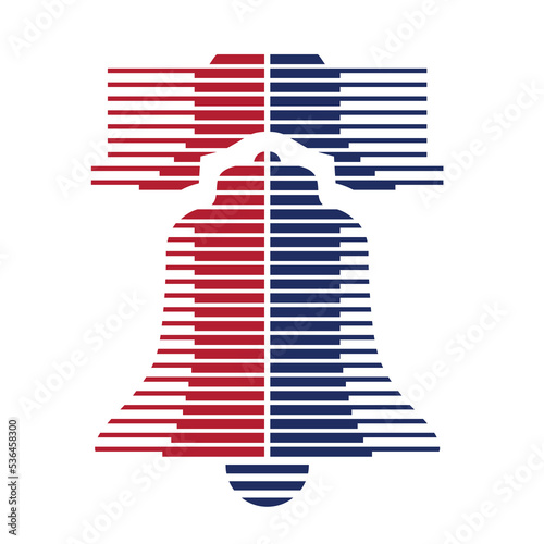 liberty bell logo vector