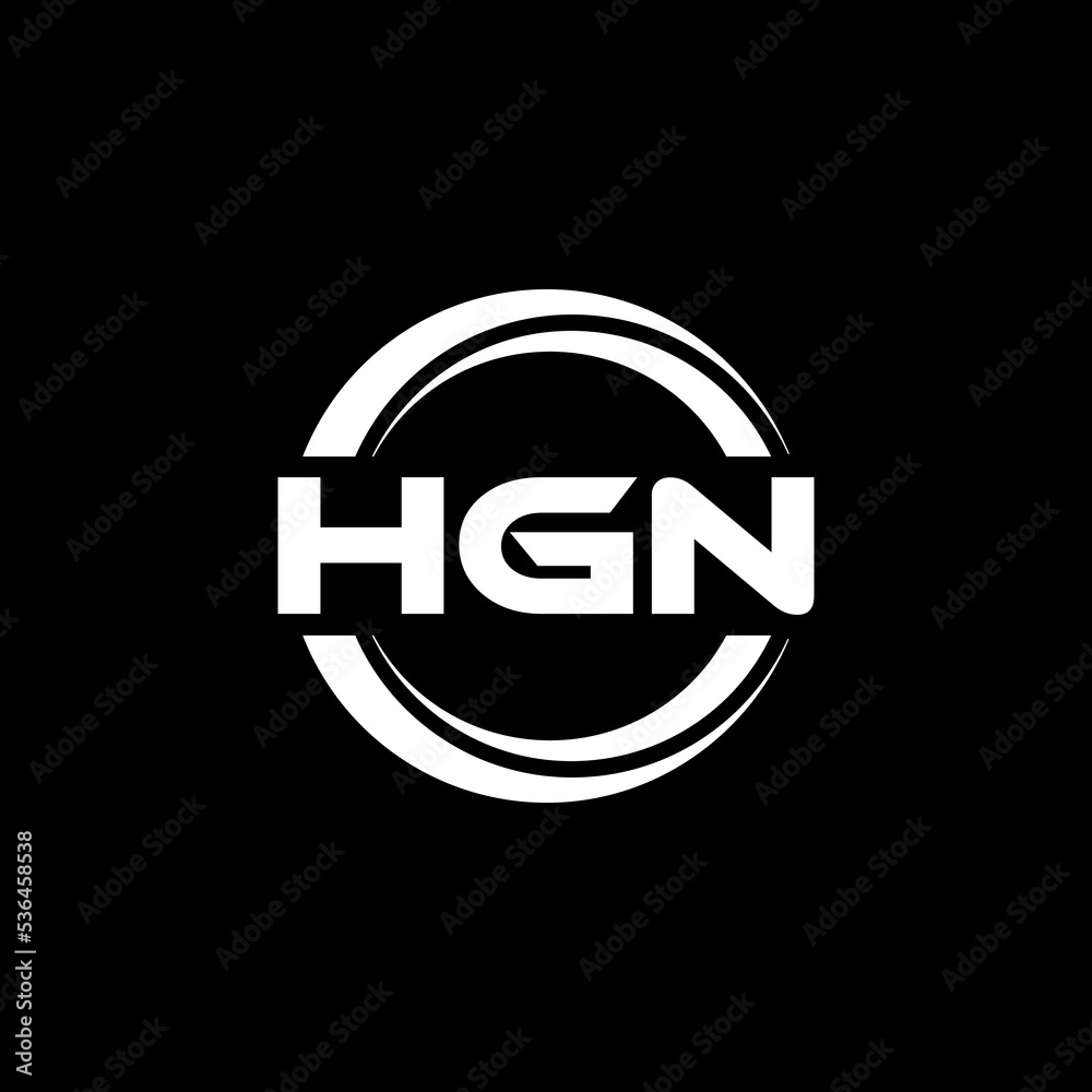 HGN letter logo design with black background in illustrator, vector logo modern alphabet font overlap style. calligraphy designs for logo, Poster, Invitation, etc. HGN letter logo design with black background in illustrator, vector logo modern alphabet font overlap style. calligraphy designs for logo, Poster, Invitation, etc.