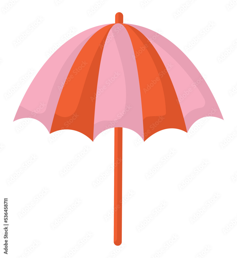 colored beach umbrella