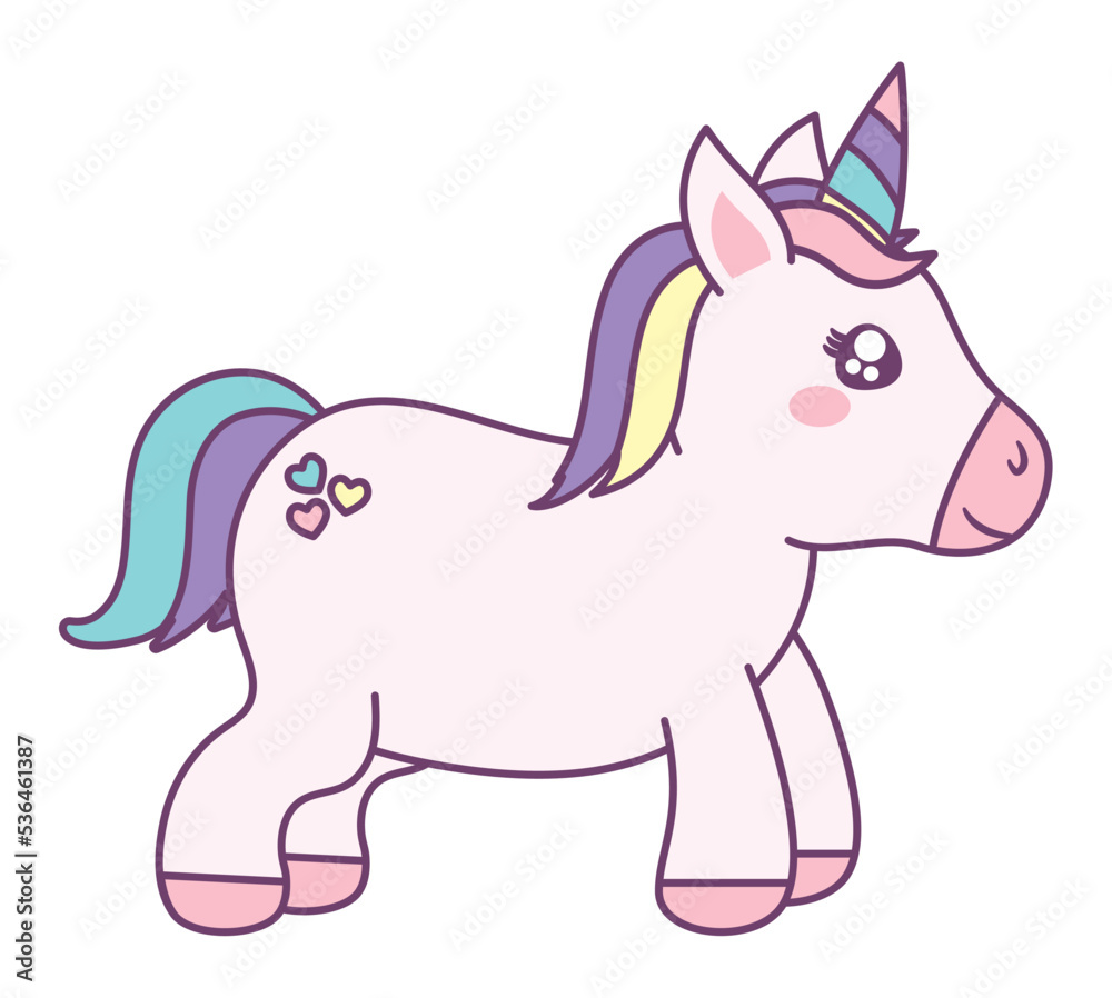 adorable unicorn illustration