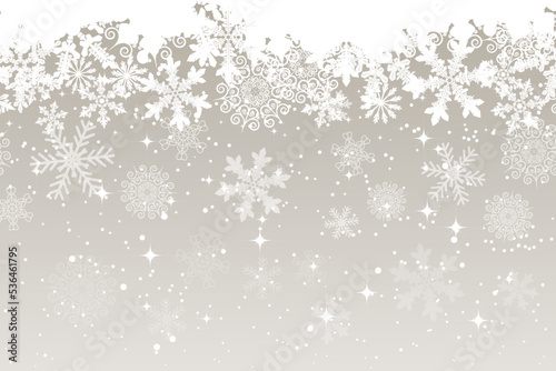 Wallpaper Mural Snow blizzard of beautiful artistic falling snowflakes. Christmas holiday background for celebration decoration design. Torontodigital.ca