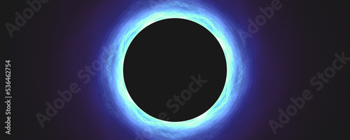 blue gradient circle abstract background