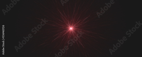 abstract rays spread on black background