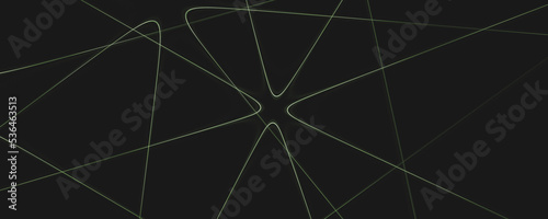 stack of curved triangles on black background