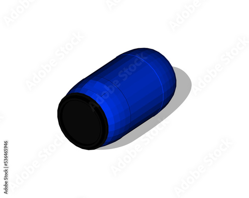 white plastic container