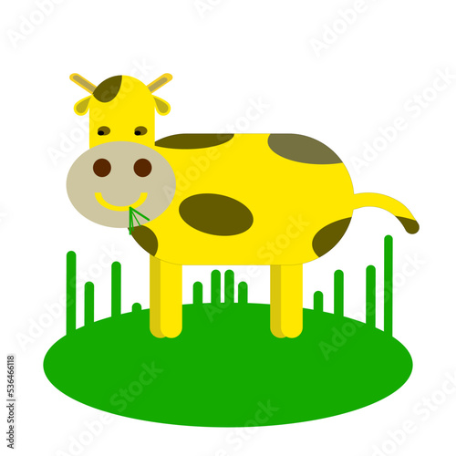 cow on a meadow